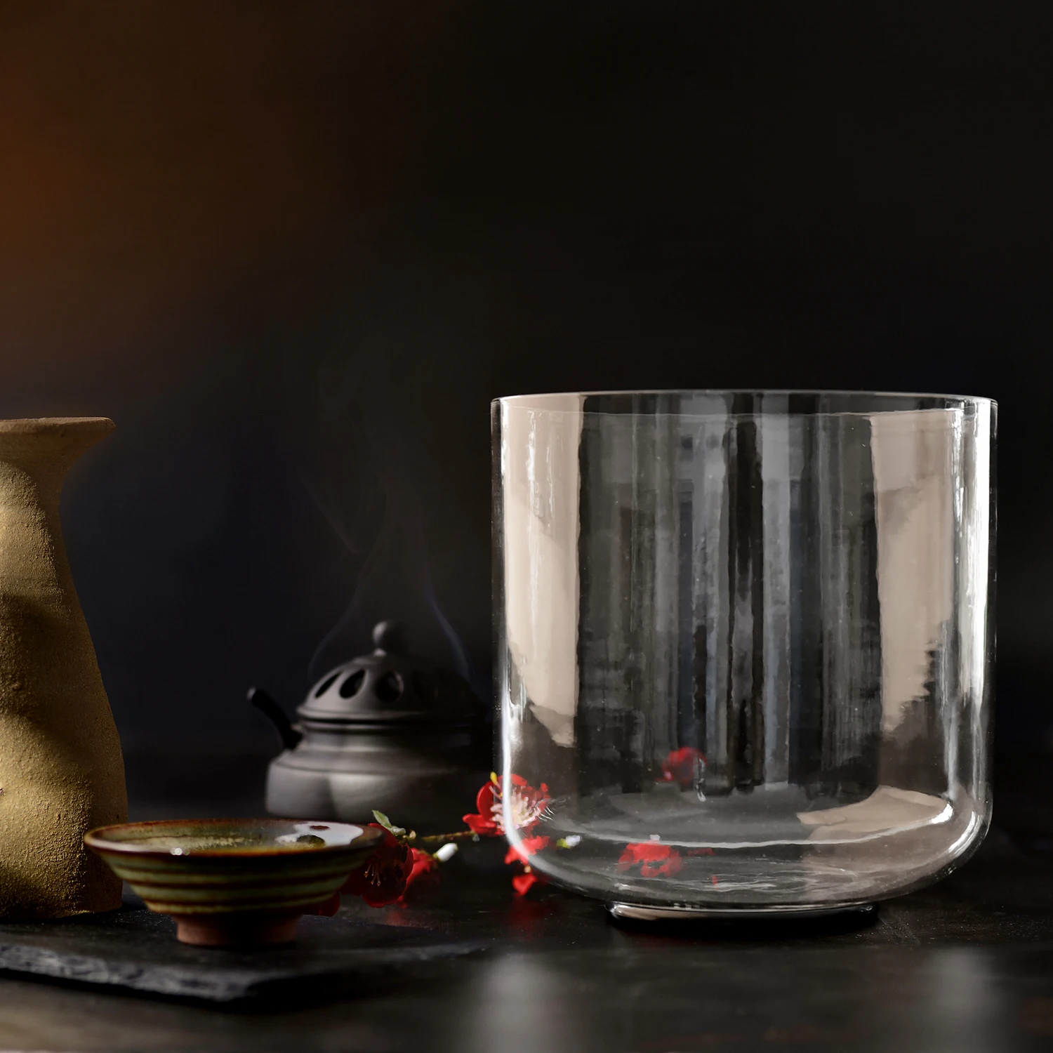 

Топфонд C # Note, чакра надпочечника, прозрачная кварцевая Хрустальная поющая чаша, 11 дюймов