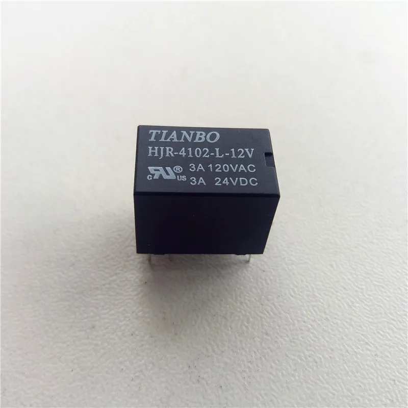 

15pcs Relay HJR-4102-L-5V HJR-4102-L-12V HJR-4102-L-24V 120V 3A relay 6 pin relay 5V/12V/24VDC power relay