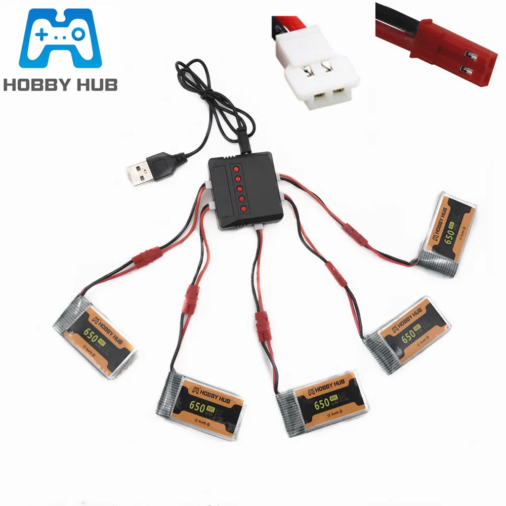 Аккумулятор для квадрокоптера Syma X5C X5SC X5HC X5HW FY550 HJ818 HJ819 M68 K60 852540 3 7 В 650 мАч 30C +