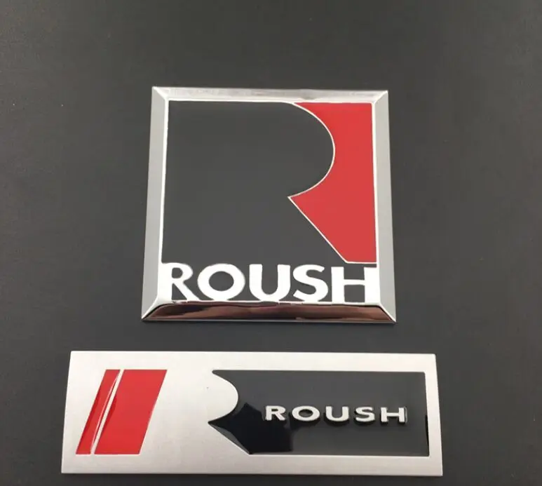 3D металлические аксессуары R ROUSH эмблема знак наклейка на автомобиль авто боковое