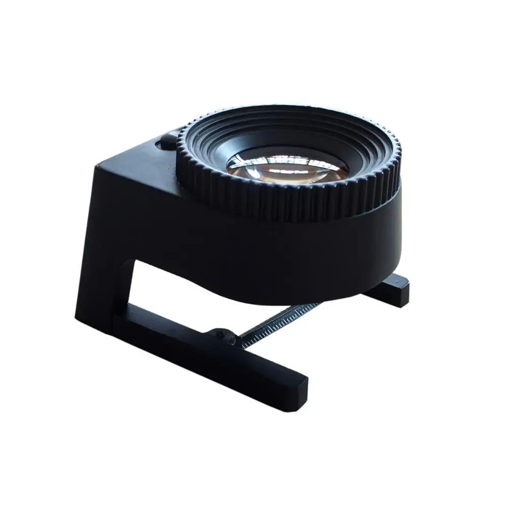 

Loupe 20X Jewelry Fabric Scale 3 LED Lights Lamp Magnifying Measure Glass Fresnel Lens Pocket Desktop Illumination Magnifier