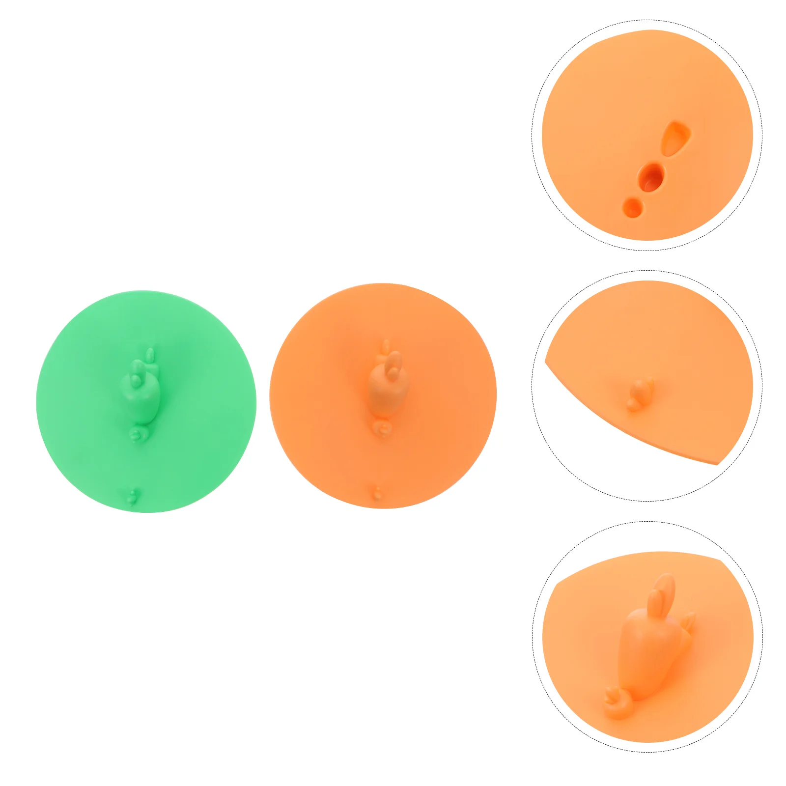 

2 шт., коврик для ванной (оранжевый, зеленый)