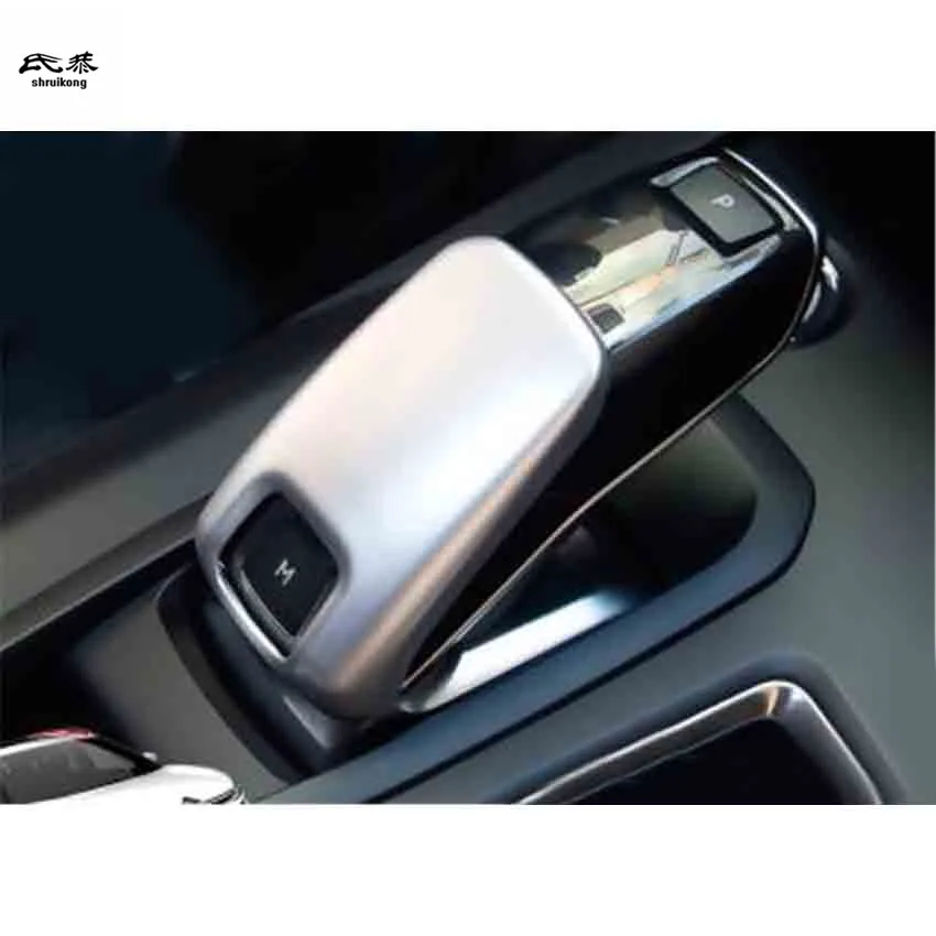 1 шт. ABS карбоновое волокно зерно рычаг передач украшение крышка для- Citroen C5 AIRCROSS - Название цвета: style 2