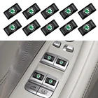 10 шт., наклейки на Автомобильное рулевое колесо, центральное крыло, окно, логотип, наклейка для Skoda Octavia Fabia Rapid Yeti Superb Octavia A 5 A 7 2