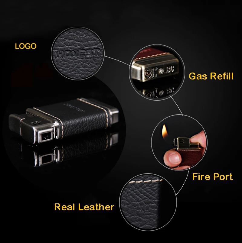 Честная Бутановая газовая надувная Зажигалка высокого качества зажигалка для
