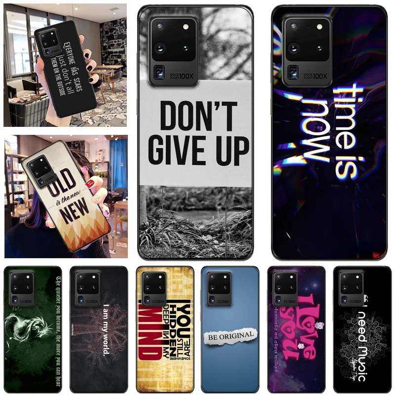 

Fashion Case For Samsung Galaxy S20 Ultra Phone Case Galaxy S20 Ultra Case 4G 5G Soft Tpu Silicone Back Cover Black