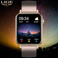 lige women smart watch heart rate monitor sports fitness tracker ladies smartwatch men call custom dial bracelet for android ios