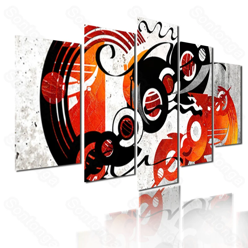 

Colorful Graffiti No. 10 Frameless Painting Simple Style Modern Home Decoration Art Wallpaper Wallpaper Self-Adhesive Wall