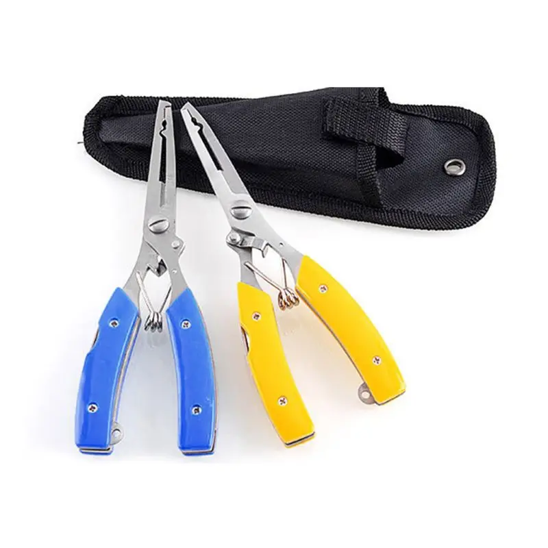 Изогнутые плоскогубцы для рыбалки с держателем многофункциональные инструменты