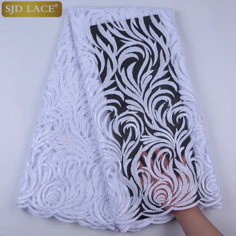 Молочный шелк с блестками французская Тюлевая кружевная ткань превосходная