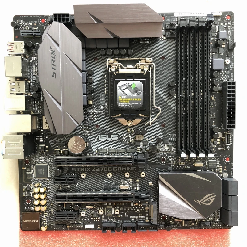 Игровой плеер Asus ROG STRIX Z270G материнская плата Raptor MATX маленькая 90% новый|Материнские