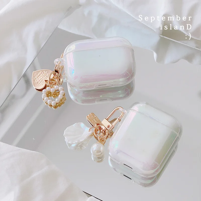 

Жемчужный чехол для наушников apple airpods 1 2 3 pro