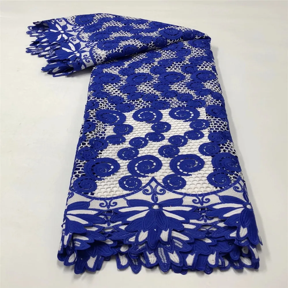 

Madison New Arrival African Lace Fabrics High Quality Milk Silk Lace MultiColor Nigerian Cord Lace Guipure Lace for Party Sewing