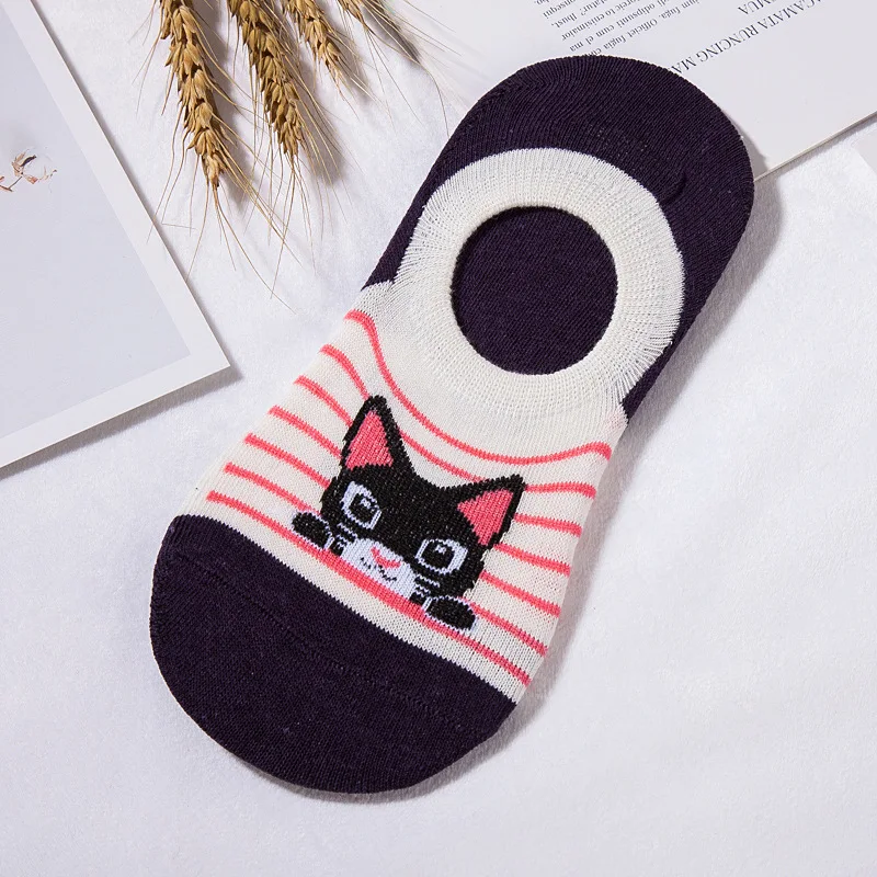 5 пар/лот Носки с рисунком единорога кота лисы милые женские носки принтом