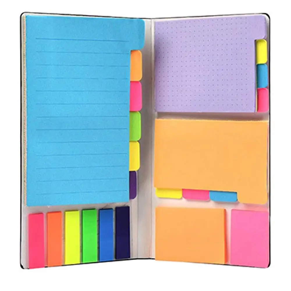 

60/156/402sheets 6 Color Sticky Notes Memo Pad Bookmarks Cute Scheduler Paper Stickers Kids Stationery Flags Index Tabs Notepad