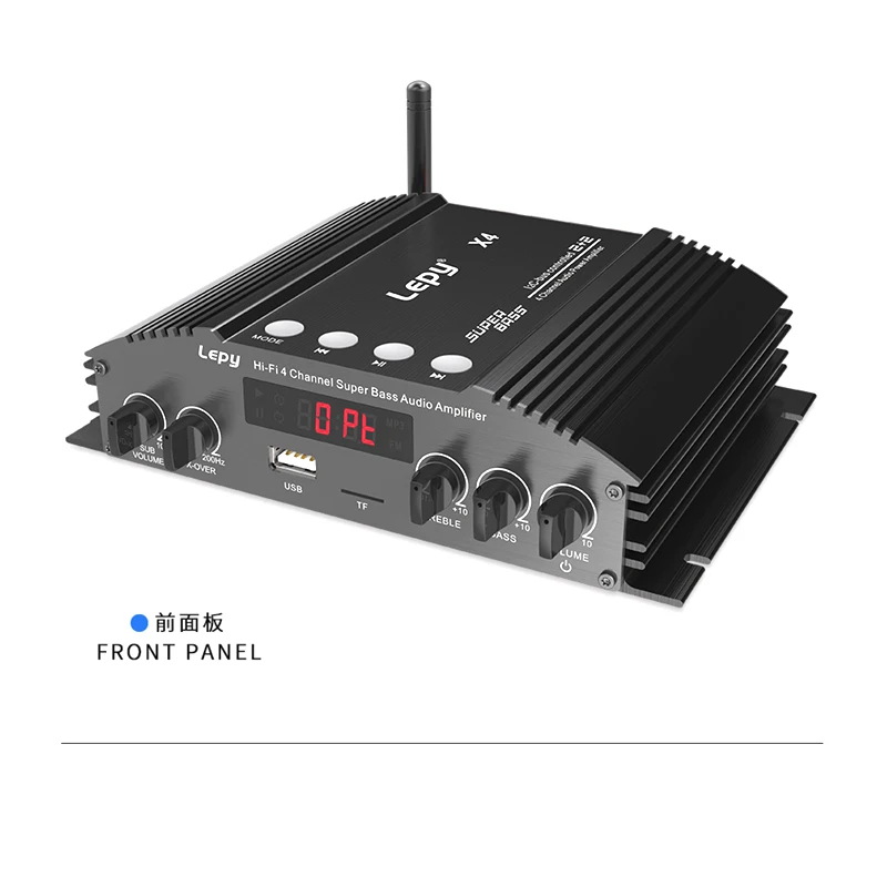 LP-X4 четырехканальный усилитель 5 0 Bluetooth коаксиальный волоконный входной сабвуфер