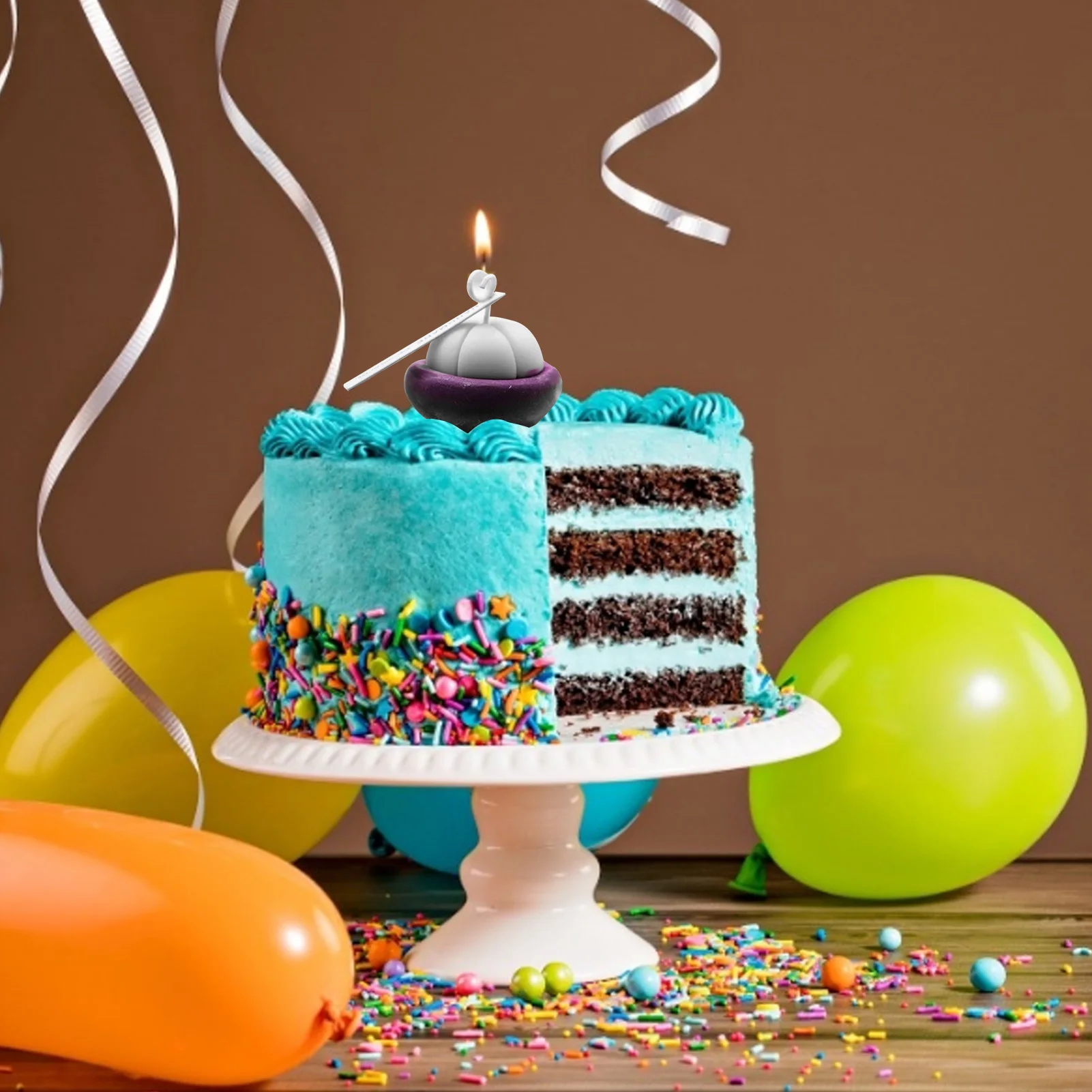 

DIY Craft Silicone Mold 3D Mangosteen Fruit Fondant Mold Chocolate Cake Soap Aroma Diffuser Candle Clay Mould