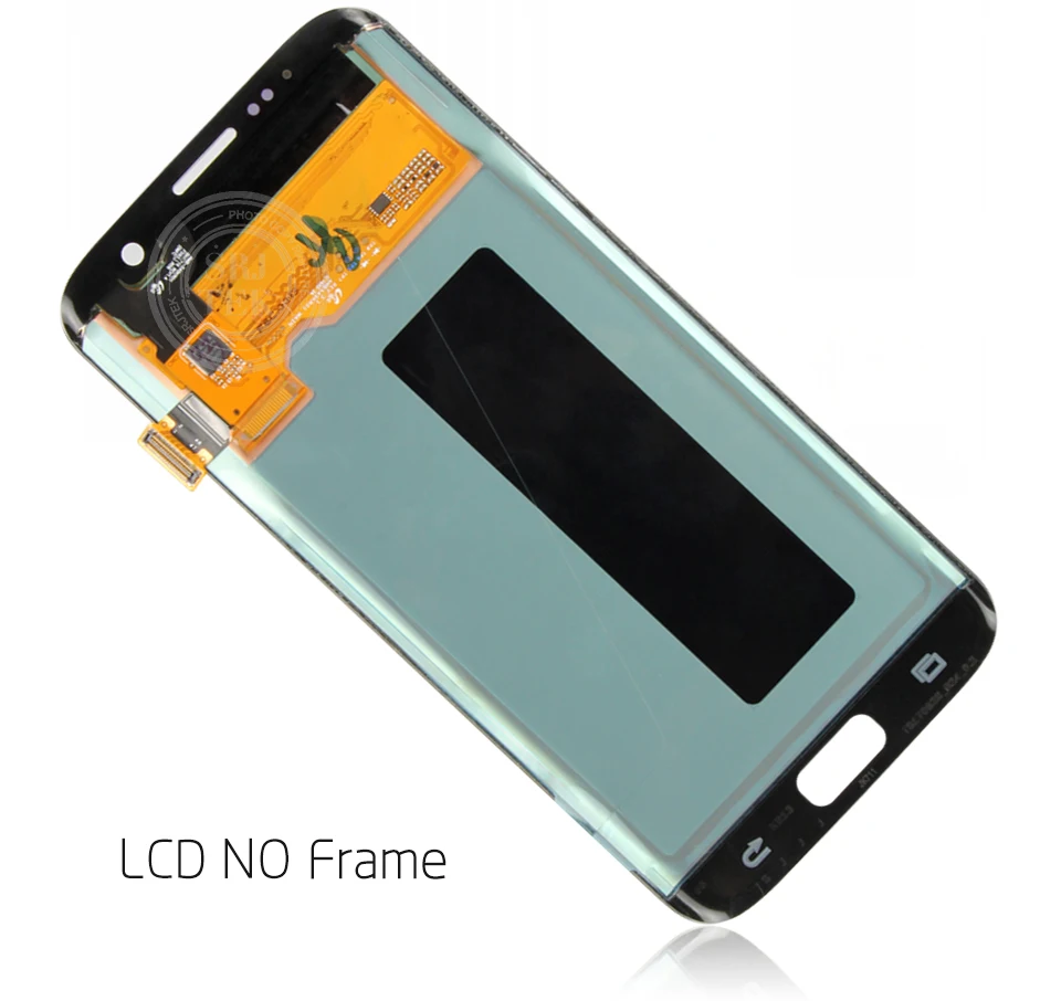 Супер AMOLED lcd Замена для samsung S7 Edge G935F G935A G9350 lcd дигитайзер сенсорный экран с рамкой экрана