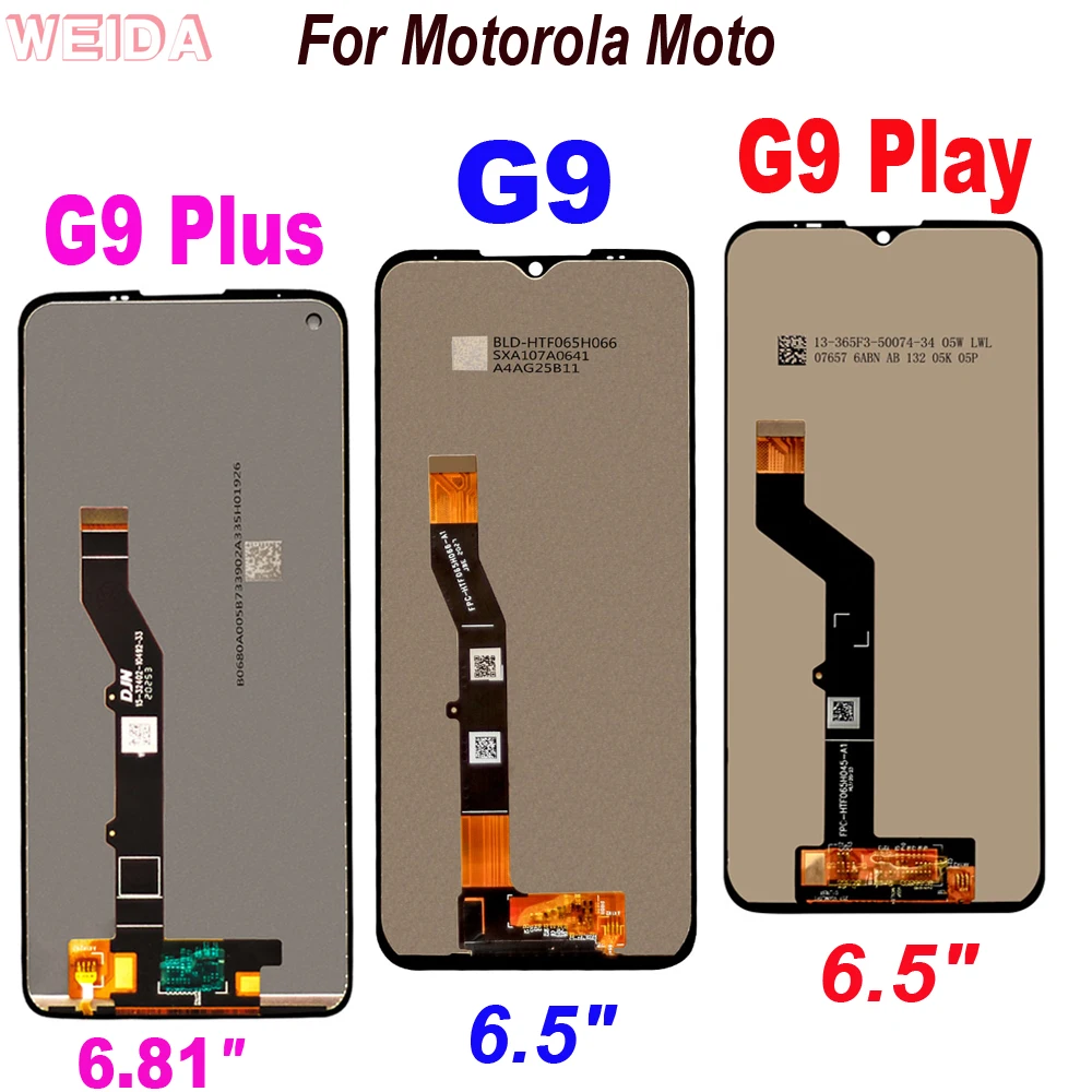 

Original New Tested LCD For Motorola Moto G9 Play LCD Display Touch Screen Digitizer Assembly For Moto G9 Plus LCD Display