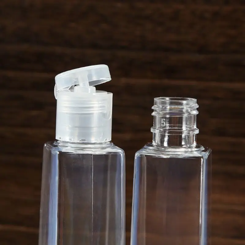 

10Pcs 30ml/1Oz Reusable Plastic Empty Travel Bottles Hand Sanitizer Dispenser