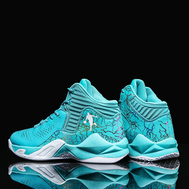 High-top Basketball Shoes for Men Sneakers Breathable Light Basketball Sneakers Outdoor Sport Shoes Male Training Ankle Boots