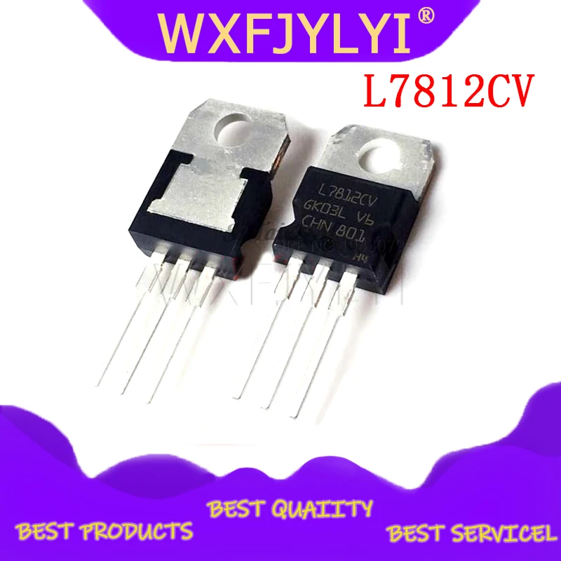 L7812CV TO220 L7812 TO-220 7812CV 10 шт. | Электронные компоненты и принадлежности