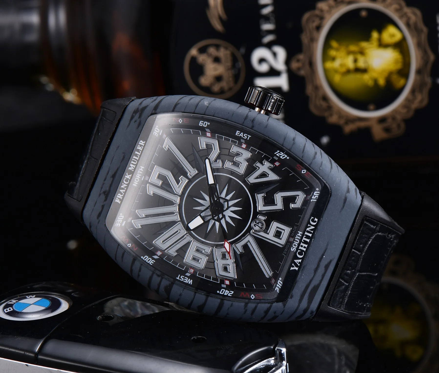

Hot style fashion casual square quartz belt watch