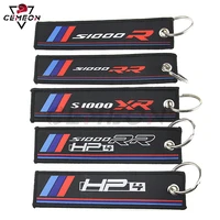 motorcycle keychain pendant for bmw s1000r s1000rr s1000xr s1000rr hp4 s 1000 r rr xr badge embroidery key ring