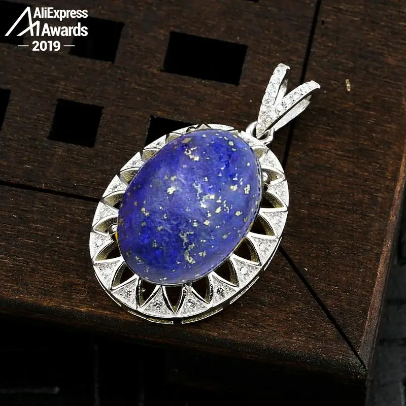 13*18mm 6.18 Sale S925 Sterling Silver Indian Lapis Pedants Artisan Ukraine Chinatown lithuania Antique | Украшения и аксессуары