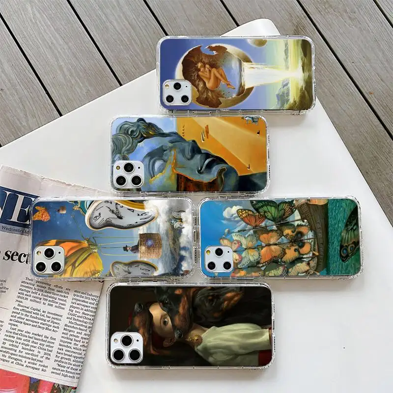 

Salvador Dali Art Phone Case Phone Case For iPhone 6 7 8 Plus 11 12 ProMax X XR XS Max SE Soft cover