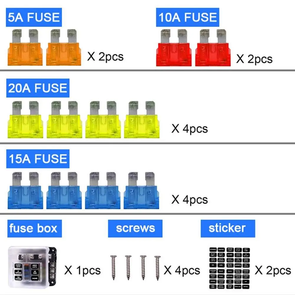 Новый предохранитель блок предохранителей держатель винтовой гайки клемма