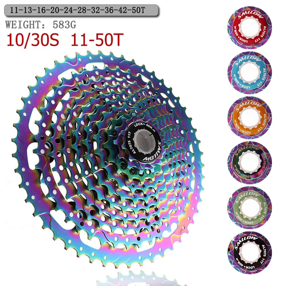 

SMLLOW MTB шоссейный велосипед маховик Радуга 10/30 скорость 11-50T горный велосипед свободные колеса велосипедные запчасти Аксессуары для велосипе...