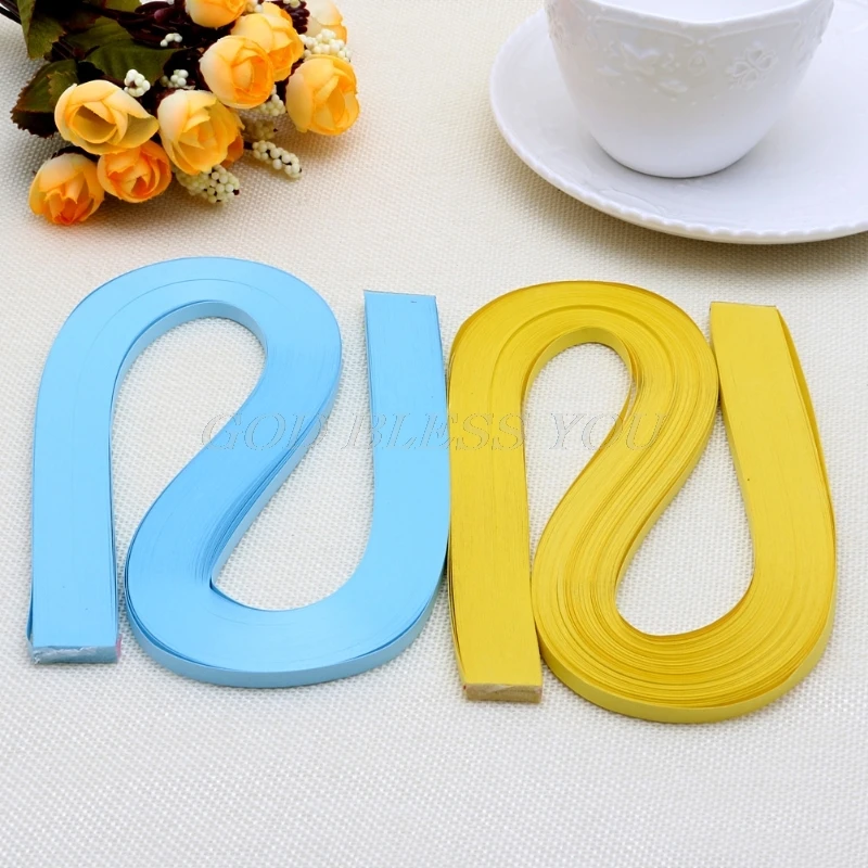 

120 Stripes Quilling Paper 5mm Width Solid Color Origami Paper DIY Hand Crafts Drop Shipping