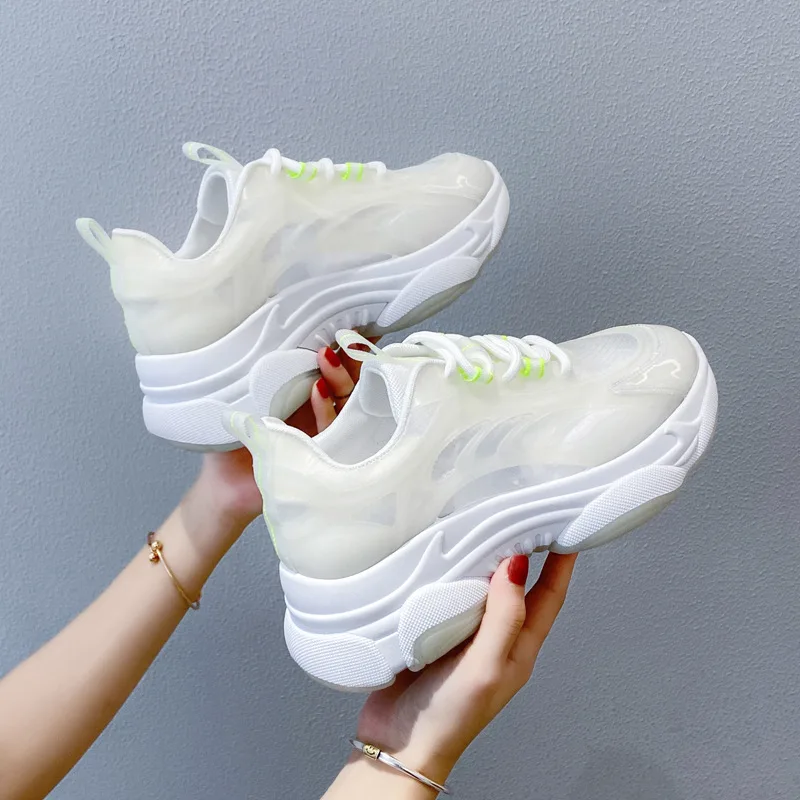 

New Spring Summer 2021 Fashion Women's Shoes Sneakers Light Running Shoes Platform Comfortable Breathable Trend Designer Shoes
