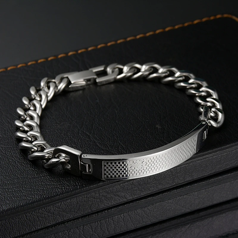 ELSEMODE очаровательный браслет из нержавеющей стали с изображением Иисуса и Креста