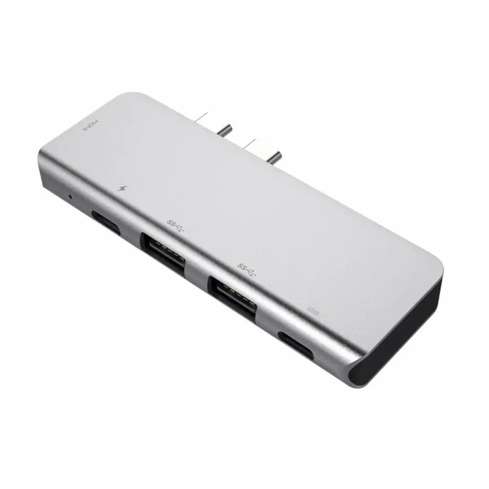 

Алюминиевый адаптер USB C-концентратора со стандартной зарядкой 4K HDMI USB 3,0 для MacBook Air 2018/2019 MacBook Pro 2019/ 208-2016