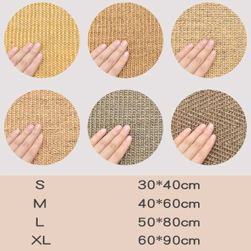 Новая кошачья чесалка коврик из сизаля Когтеточка скребок для ногтей кошачье