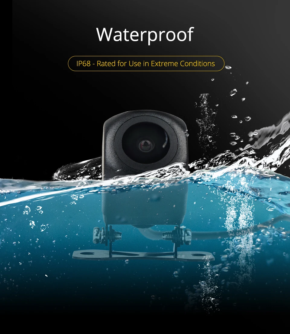 AHD 720P/1080P камера заднего вида с золотистыми линзами для фотографий Honda Fit городской