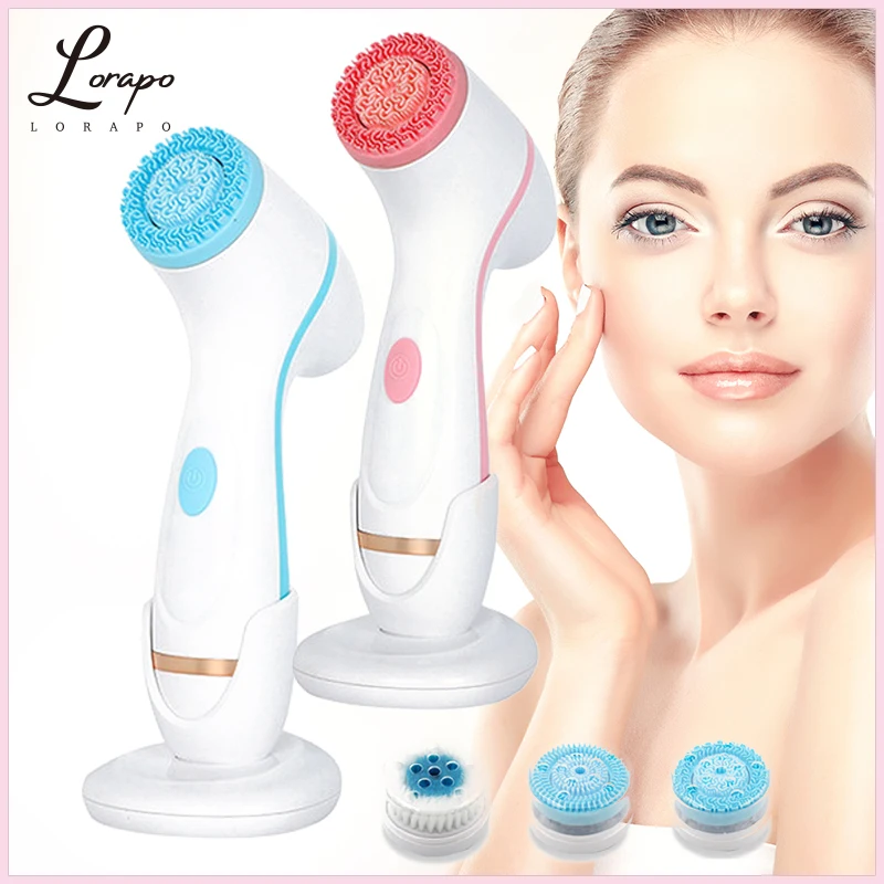 

Facial Cleansing Brush Electric Rotating Cleansing Brush Galvanica Facial Spa System Can Deeply Clean and Remove Blackheads