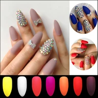luxury fake nails designer long matte light french jewelry pre designed nails natural stiletto ab stones decoration tips 24pcs
