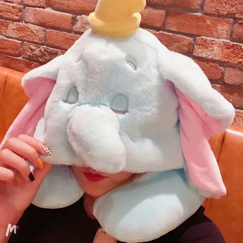 Милая плюшевая игрушка по мотивам мультфильма Dumbo утка белка стерео u-образный Подушка шляпа Мягкая Шейная подушка с наполнителем подарок на день рождения#2159 - Цвет: Красный