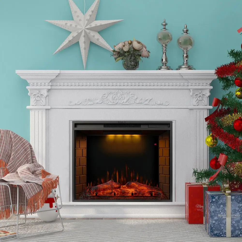 1 комплект утопленный Электрический каминный нагреватель черного цвета |