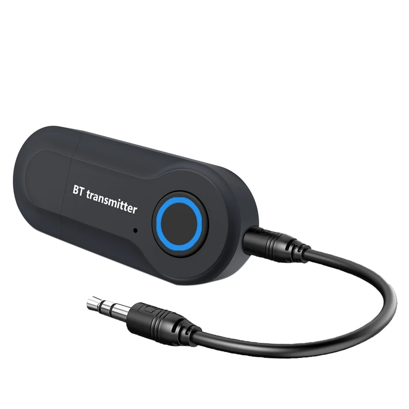 

Bluetooth-передатчик с разъемом 3,5 мм, аудиоадаптер, беспроводной Bluetooth стерео аудио передатчик для ТВ, наушников, динамиков