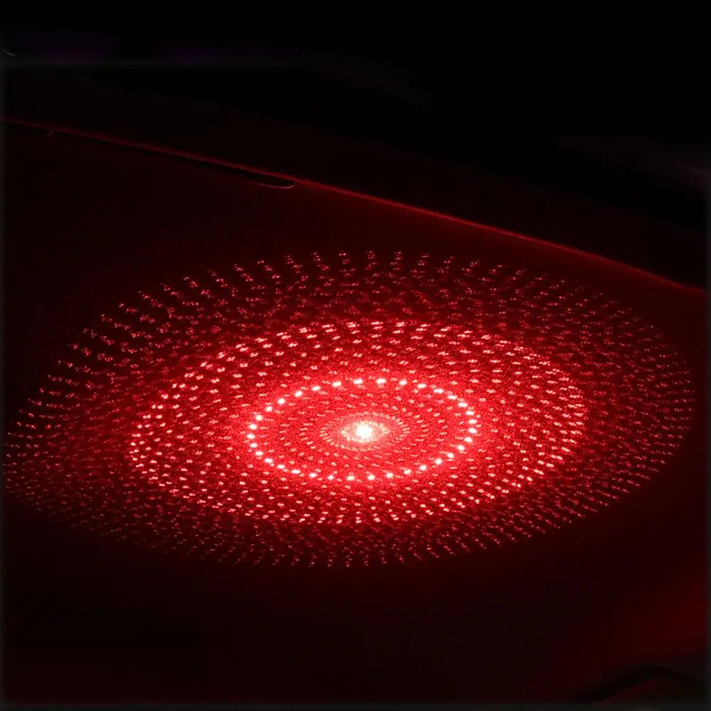 4 в 1 Автомобильный потолочный светильник со звездами атмосферное украшение