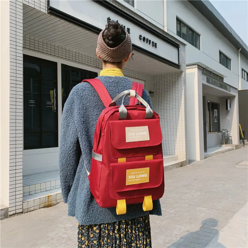 2021 Explosive Oxford Cloth Backpack Korean and Japanese Men And Women Couple Backpack Trend Large-capacity Computer Practical