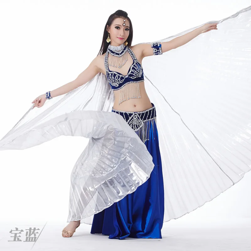Royal blue 6 шт./компл. костюмы для танца живота Восточные Танцевальные Костюмы для танца живота карнавальные танцевальные костюмы#862 - Цвет: Royal blue
