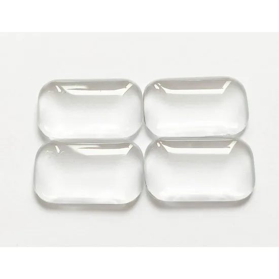 

50PCS Oval Dome Hemispher Clear Transparent Glass Cabochon Domed for DIY Charm Pendant Jewelry Making D04