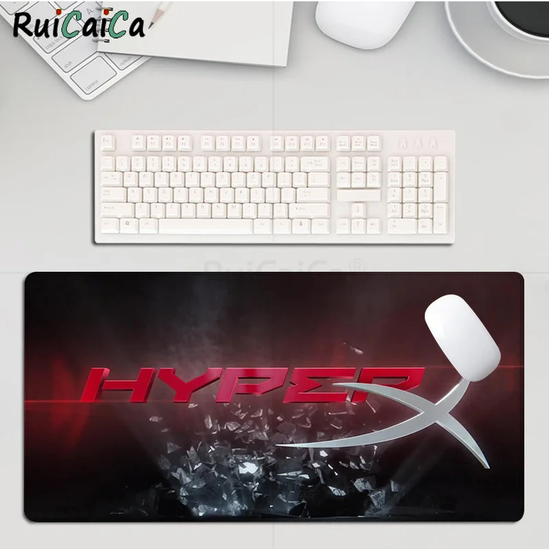 

HyperX Logo New Arrivals Rubber Mouse Durable Desktop Mousepad Size For Large Edge Locking Gameing World Of Tanks CS GO Zelda