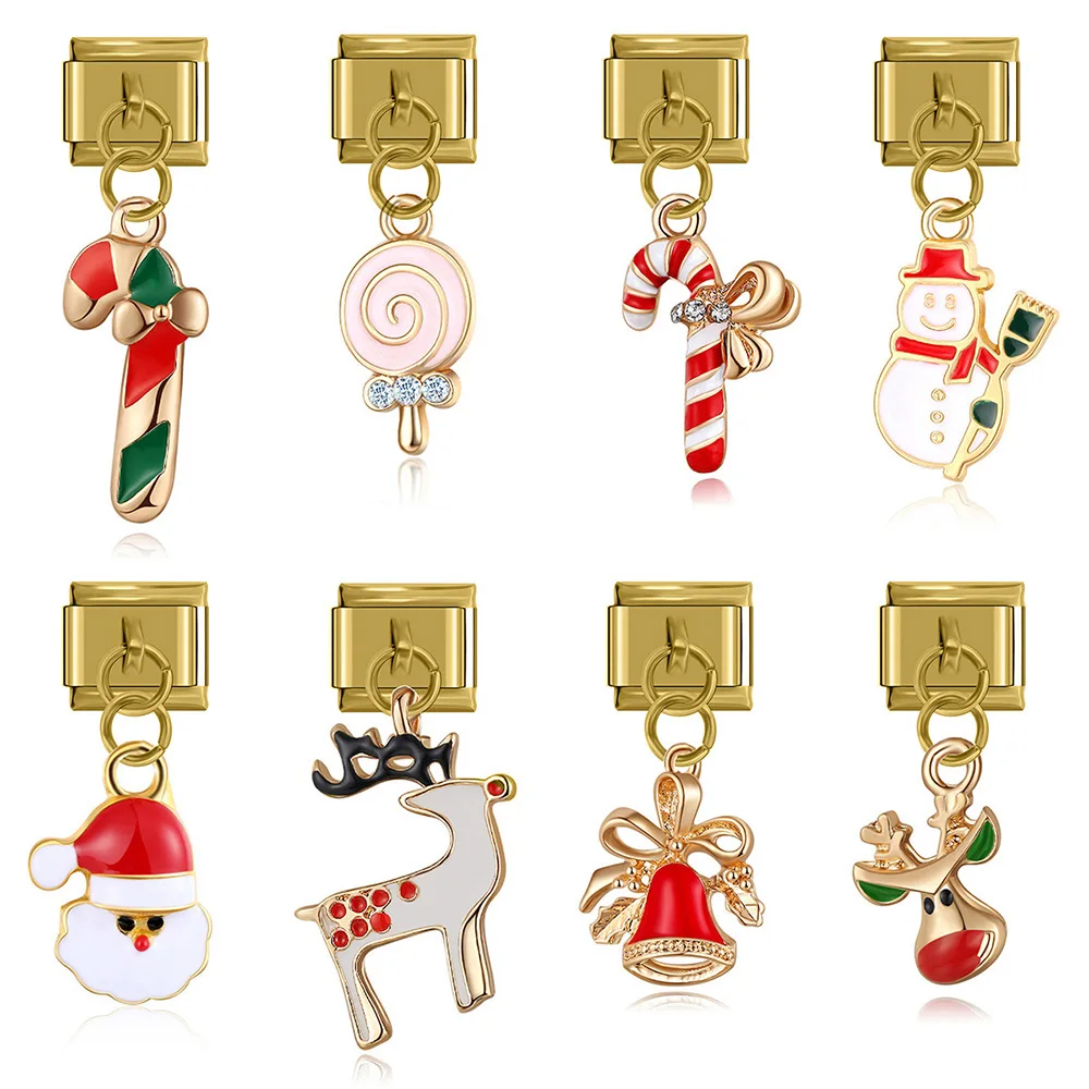 Оригинальный браслет Hapiship 2018 9 мм ширина Рождественская вишневая елка высокого