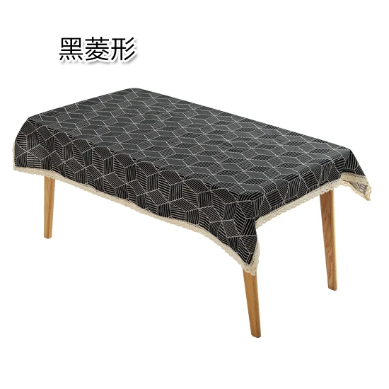 Nordic Стиль скатерти геометрический прямоугольник большой высокое качество